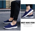Men Breathable Woven Loafers