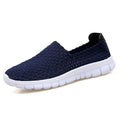 Men Breathable Woven Loafers