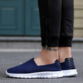 Men Breathable Woven Loafers