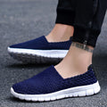 Men Breathable Woven Loafers