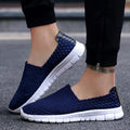 Men Breathable Woven Loafers
