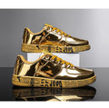 Men Luxury Gold Sneakers