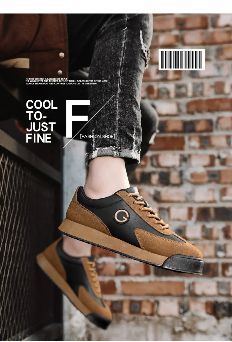 Men Luxury Leather Sneakers 2024