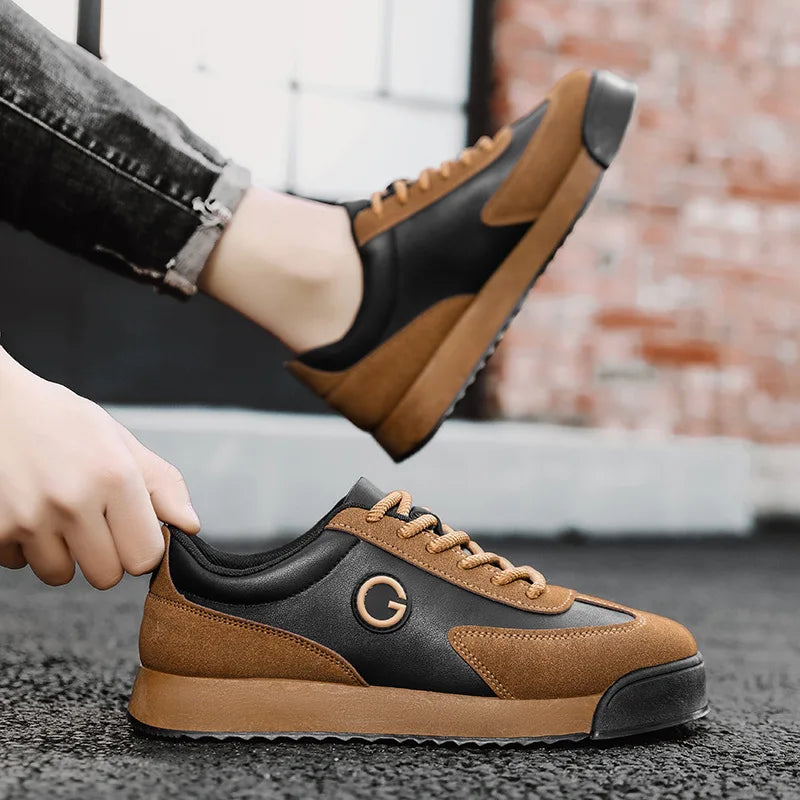 Men Luxury Leather Sneakers 2024