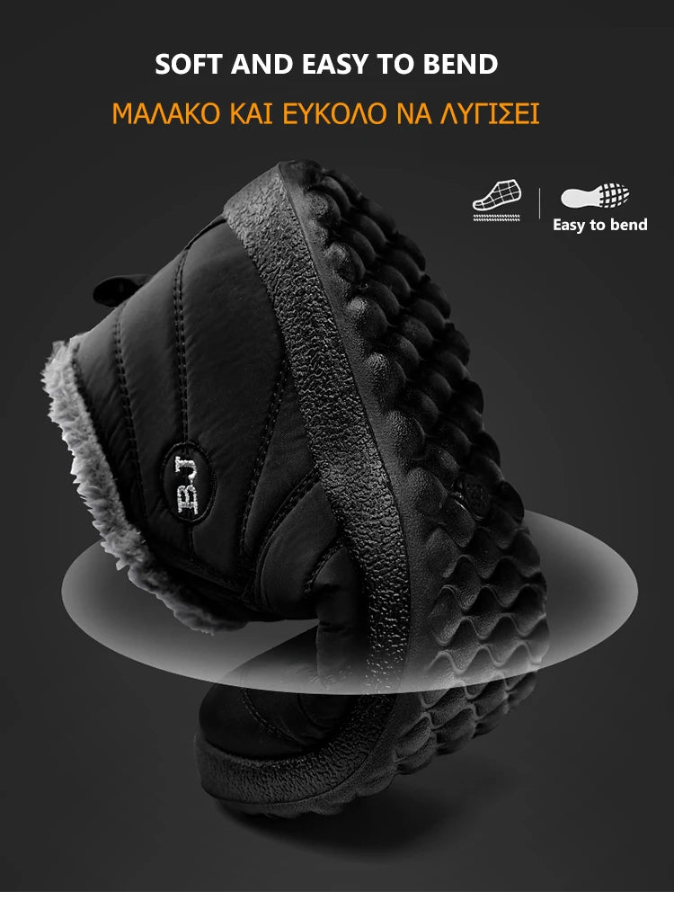 Men Winter Fur Sneakers