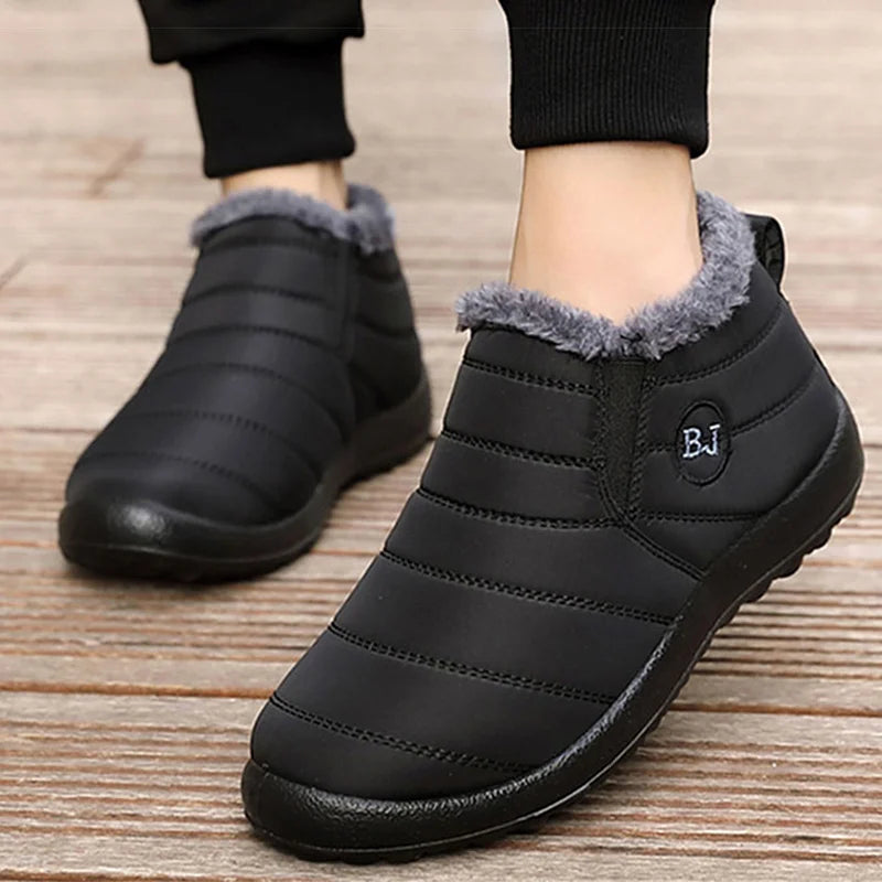 Men Winter Fur Sneakers