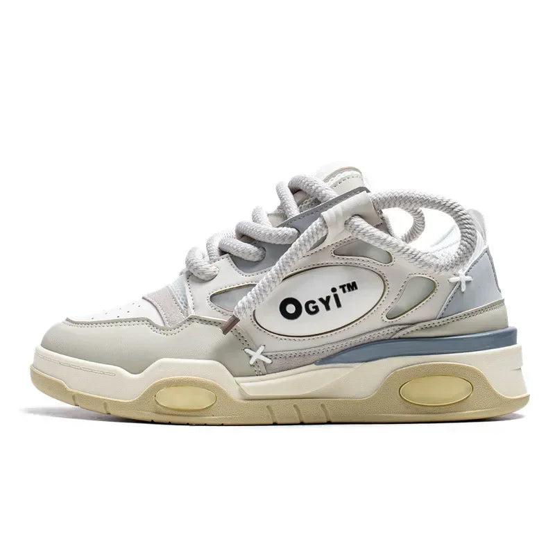 Men Korean Platform Sneakers 2025