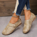 Women Retro Leather Sneakers in blue, stylish slip-on casual shoes with comfortable design and textured finish.Women Retro Leather Sneakers in blue, stylish slip-on casual shoes with comfortable design and textured finish.