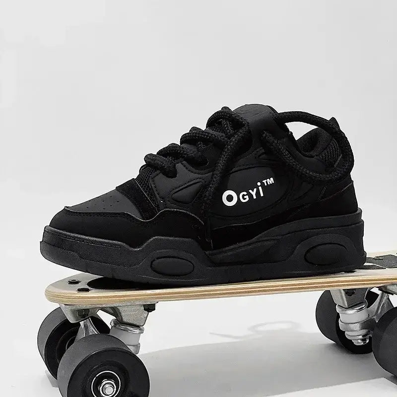 Men Korean Platform Sneakers 2025