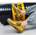 Men Luxury Gold Sneakers