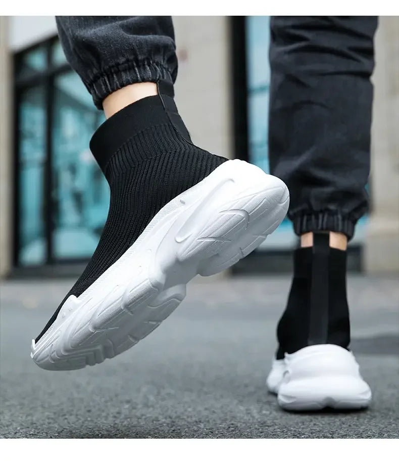 Men High Top Sock Sneakers