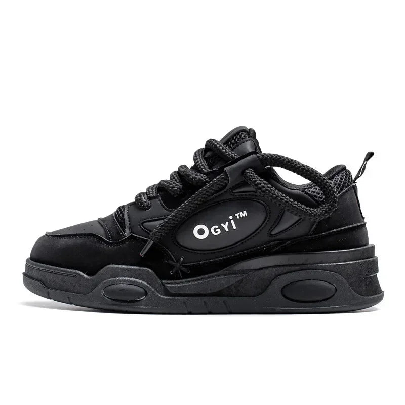 Men Korean Platform Sneakers 2025
