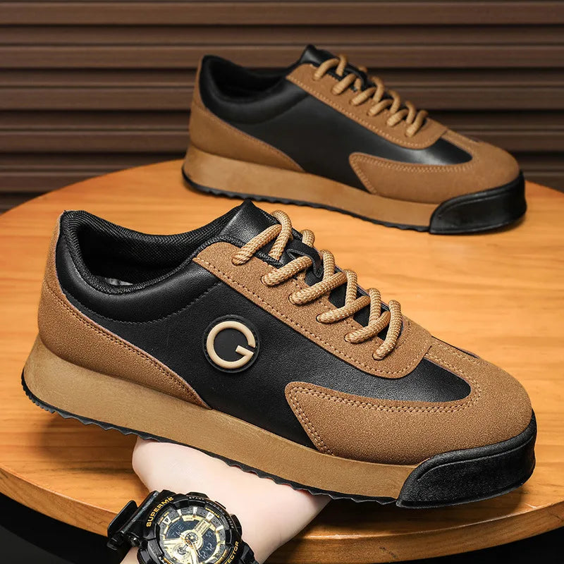 Men Luxury Leather Sneakers 2024