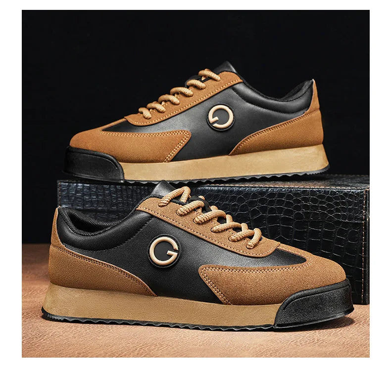 Men Luxury Leather Sneakers 2024