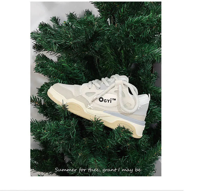 Men Korean Platform Sneakers 2025