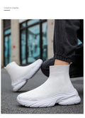 Men High Top Sock Sneakers