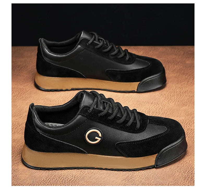Men Luxury Leather Sneakers 2024