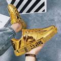 Men Luxury Gold Sneakers