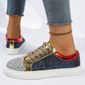 Women Glitter Platform Sneakers 2026 