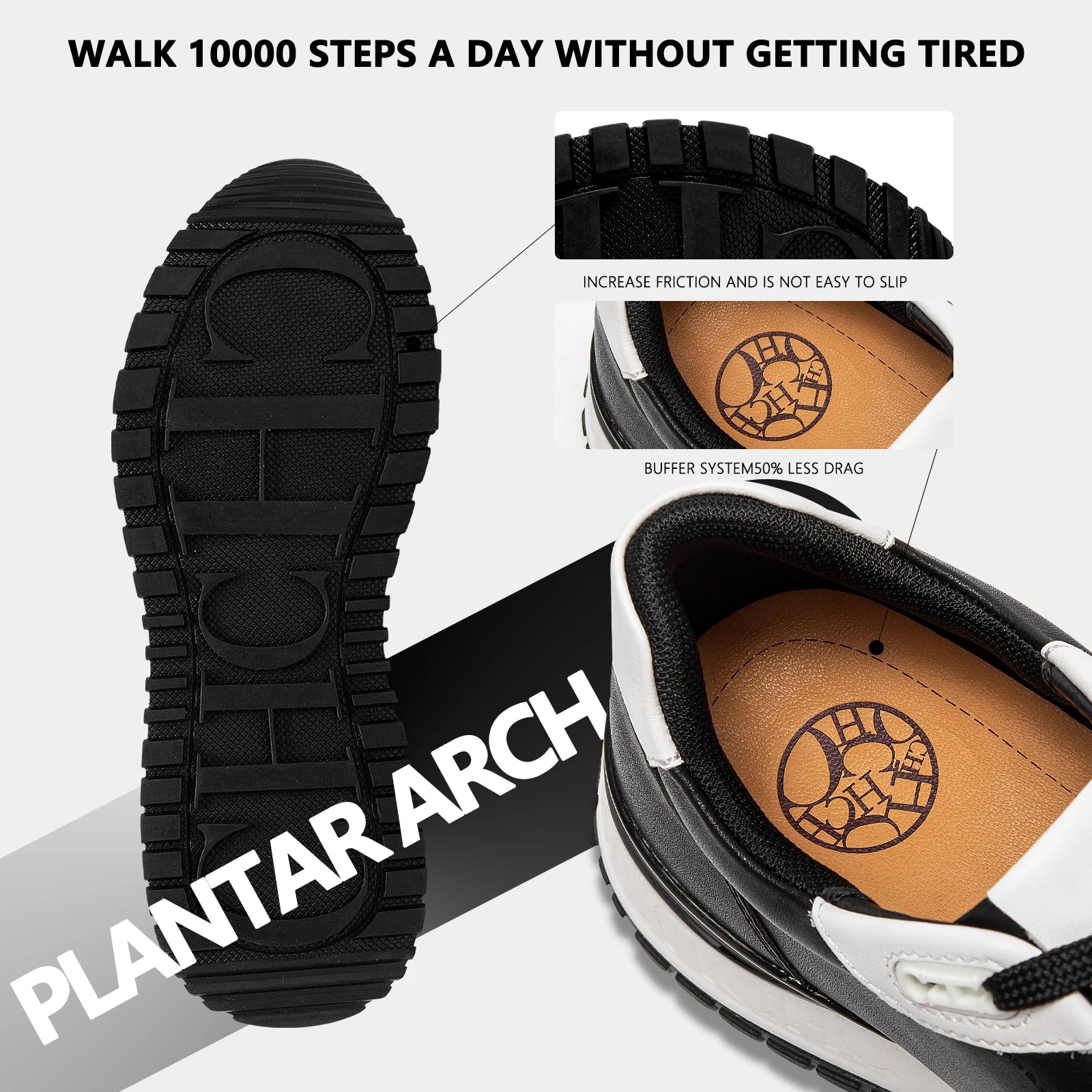 Women Orthopedic Sneakers – Comfortable Balance Shoes displayed on mossy ground with outdoor tools and rustic background.
