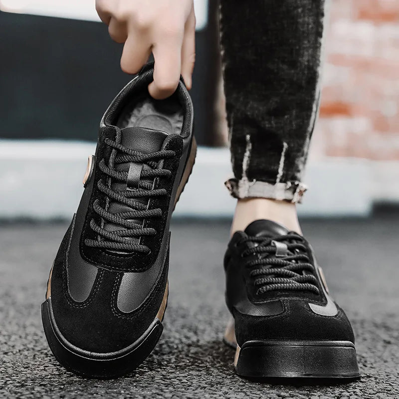 Men Luxury Leather Sneakers 2024