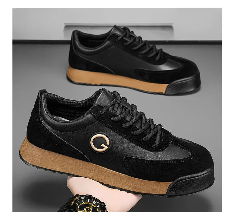 Men Luxury Leather Sneakers 2024