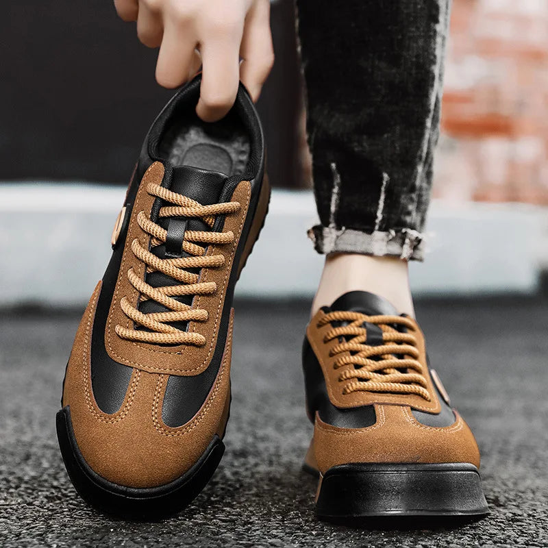 Men Luxury Leather Sneakers 2024