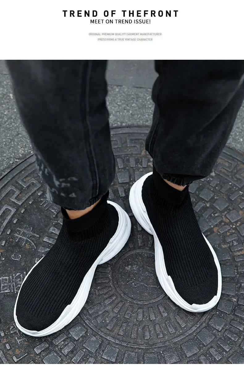 Men High Top Sock Sneakers