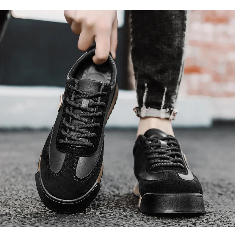 Men Luxury Leather Sneakers 2024
