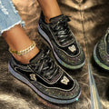 Women Luxury Rhinestone Sneakers