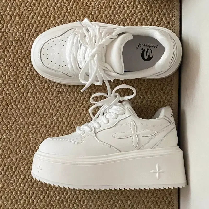 Women Platform Thick Sole Sneakers