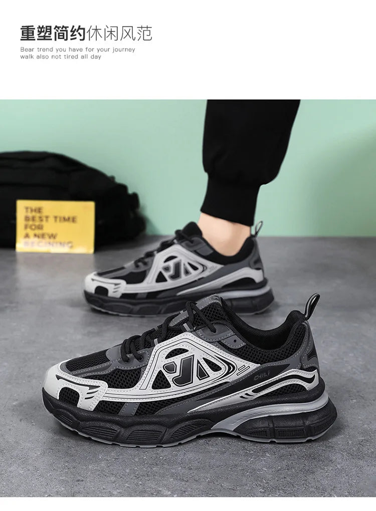 Men Breathable Running Sneakers 2026