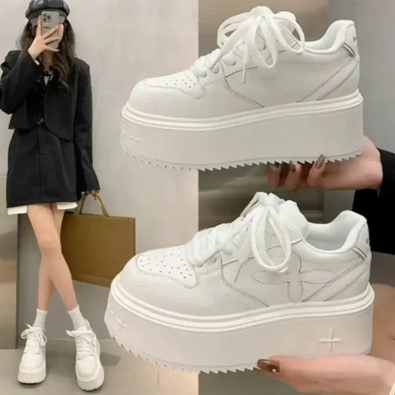Women Platform Thick Sole Sneakers