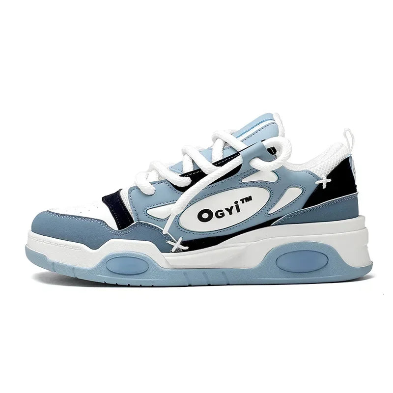 Men Korean Platform Sneakers 2025