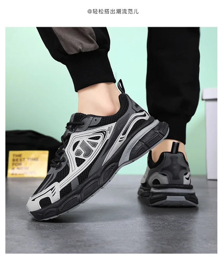 Men Breathable Running Sneakers 2026
