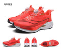 Lightweight Running Sneakers being worn by a person on a bridge, showcasing breathable and non-slip features.