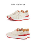 Women Orthopedic Sneakers – Comfortable Balance Shoes displayed on mossy ground with outdoor tools and rustic background.