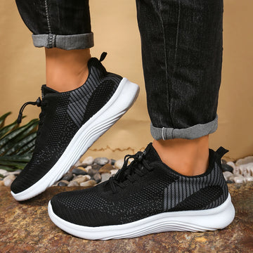 Men's sports rubber-soled sneakers, solid color, casual and fashionable for daily commuting outfits