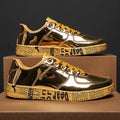 Men Luxury Gold Sneakers