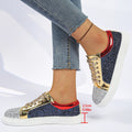 Women Glitter Platform Sneakers 2026 