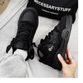 Men Korean Platform Sneakers 2025