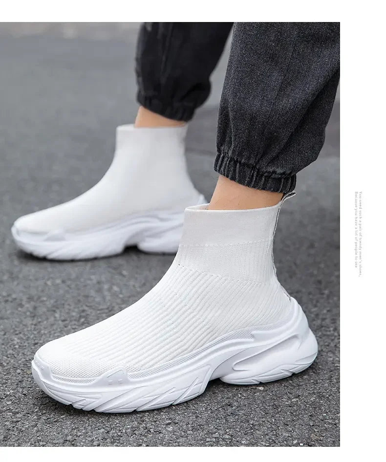 Men High Top Sock Sneakers