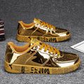 Men Luxury Gold Sneakers