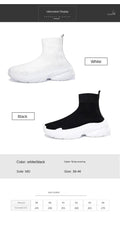 Men High Top Sock Sneakers