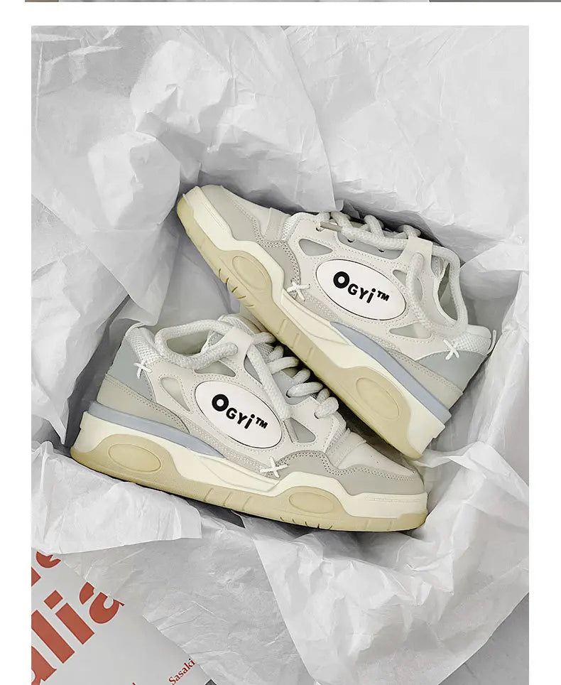 Men Korean Platform Sneakers 2025