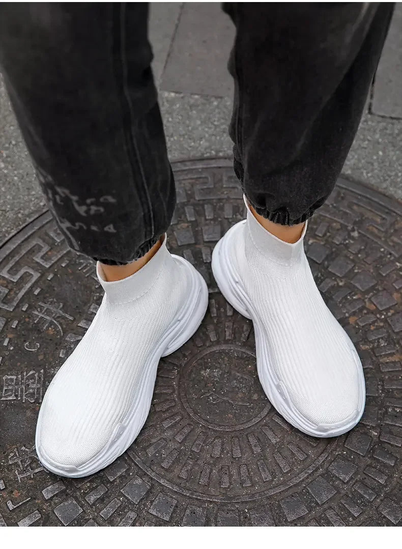 Men High Top Sock Sneakers