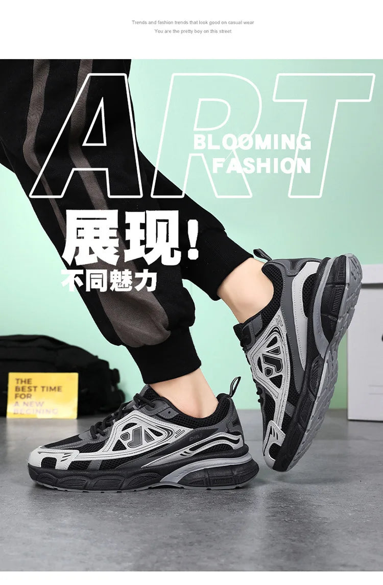 Men Breathable Running Sneakers 2026