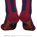 Men’s Anti Slip Soccer Socks in navy and maroon with player number 10 design for football and basketball