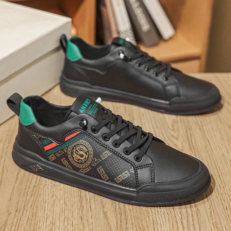 Men's Casual Sports Shoes with Thick Sole – Multi-Functional Running Style, Lightweight Breathable Lining. Perfect for Outdoor A