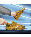 Men Luxury Gold Sneakers